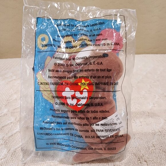 2000 TY TEENIE BEANIE BABIES McDonald's Happy Meal TUSK the Walrus Plush #9 NIP - Picture 3 of 4